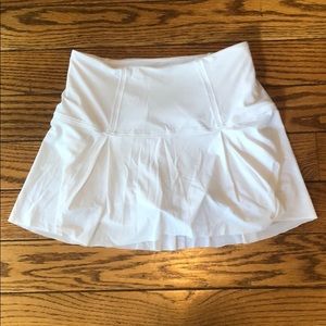 White athletic skirt